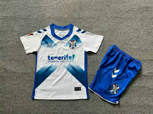 24/25 Tenerife Home Kids Soccer Jerseys