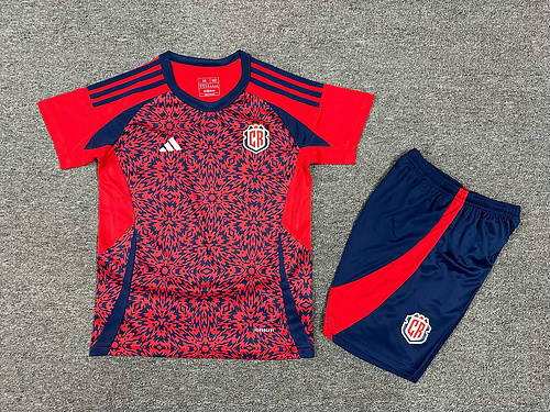 2024 Costa Rica Home Kids Soccer Jerseys