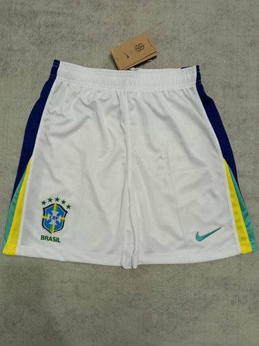 2024 Brazil Away Soccer Shorts