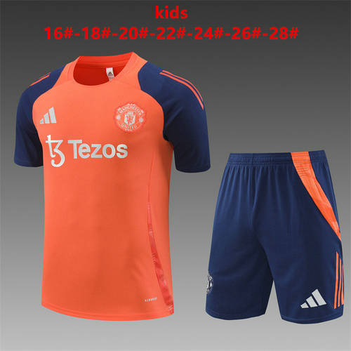 24/25 M-anchester U-nited Kids Training Soccer Jerseys